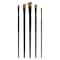 Royal & Langnickel® Essentials™ Acrylic Gold Taklon 5 Piece Angular Brush Set